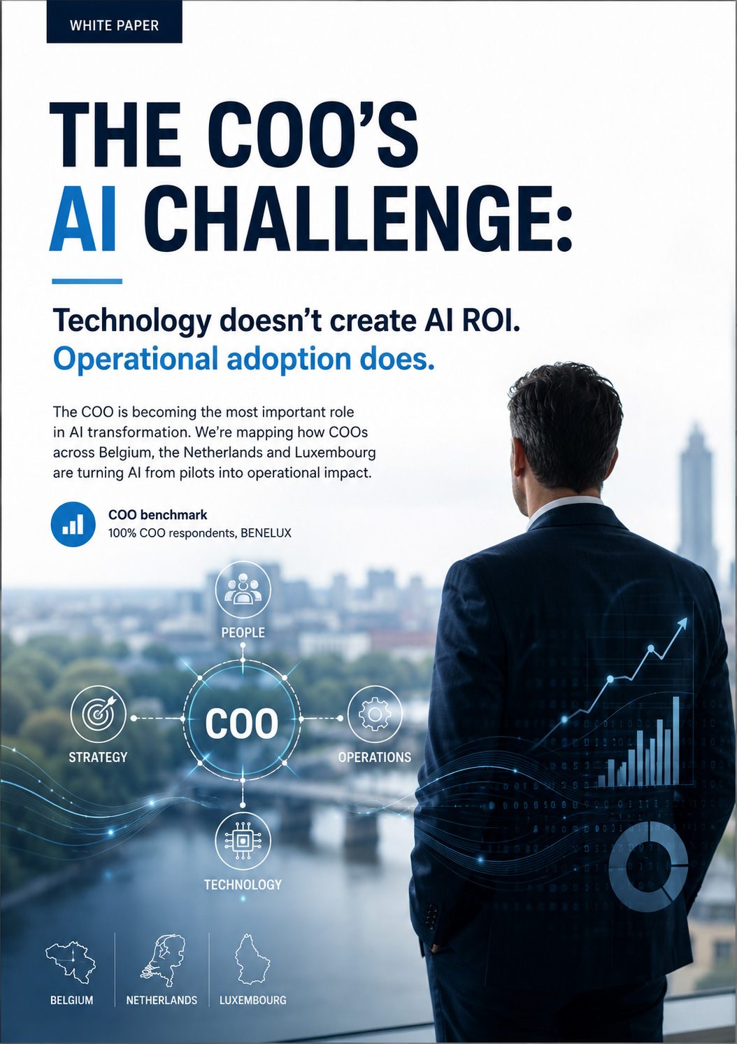 COO AI Transformation Benchmark report cover